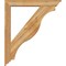 Ekena Millwork Funston Traditional Rough Sawn Bracket w/ Offset Brace, Western Red Cedar, 6"W x 38"D x 44"H BKT0604X38X44FST01RWR - alternate 4